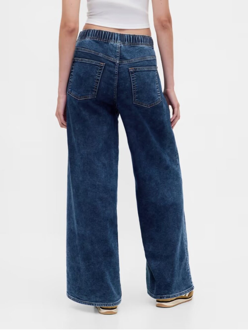 NWOT Gap Mid Rise Knit Denim Baggy Jeans | Size SP - Picture 3 of 10